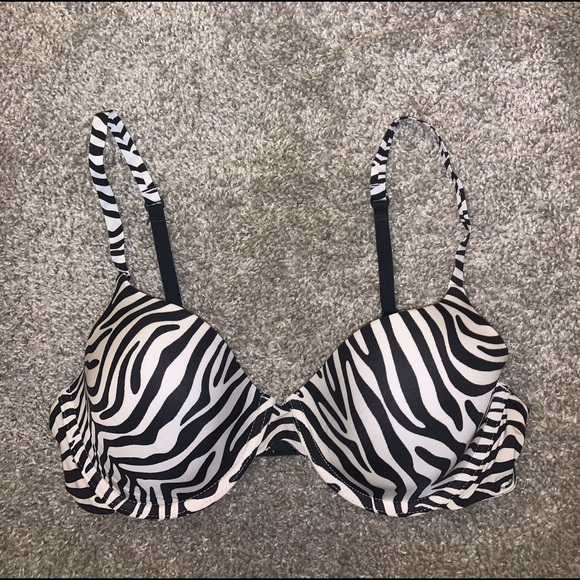 Gilligan & Omalley Zebra Print bra size 36B - Picture 4 of 8